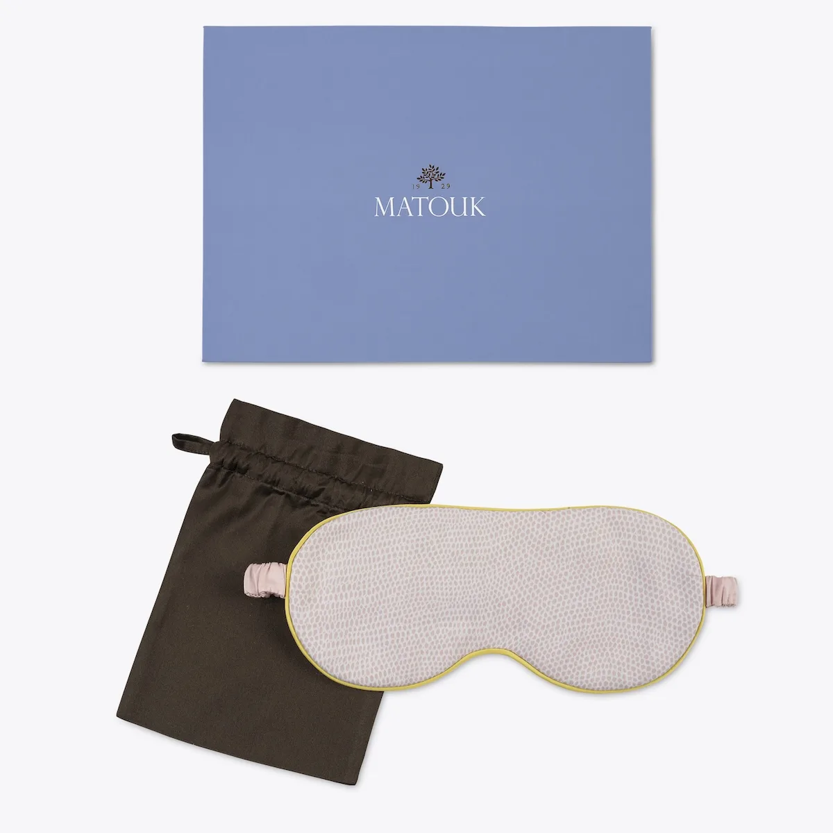 Schumacher Jasper Sleep Mask in Peony (M243SMSKPY)
