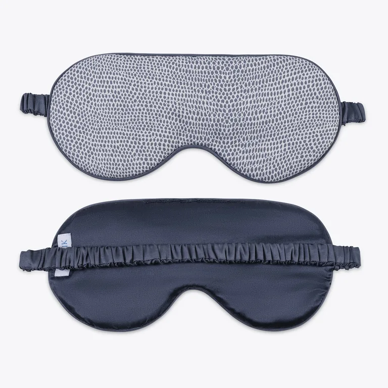 Schumacher Jasper Sleep Mask in Steel Blue (M243SMSKSB)
