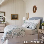 Khilana Flat Sheet - Blue Schumacher Khilana Flat Sheet in Blue