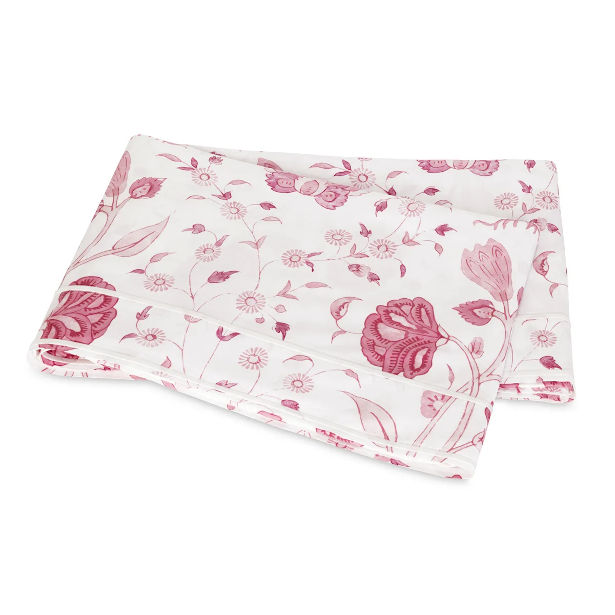 Schumacher Khilana Flat Sheet in Peony