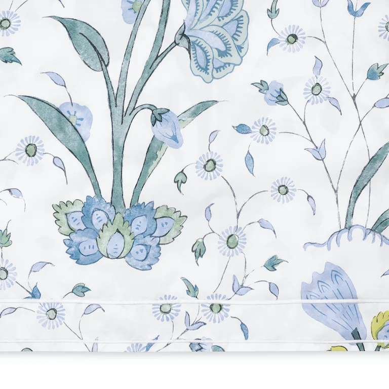 Schumacher Khilana Pillowcases in Blue