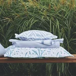 Khilana Quilted Sham - Blue Schumacher Khilana Quilted Sham in Blue