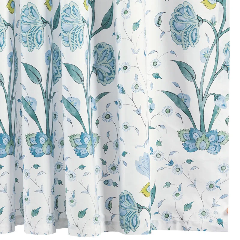 Schumacher Khilana Shower Curtain in Blue (MSC011SHOBL)