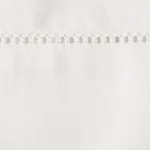 Luca Hemstitch Duvet Cover - Bone Schumacher Luca Hemstitch Duvet Cover in Bone