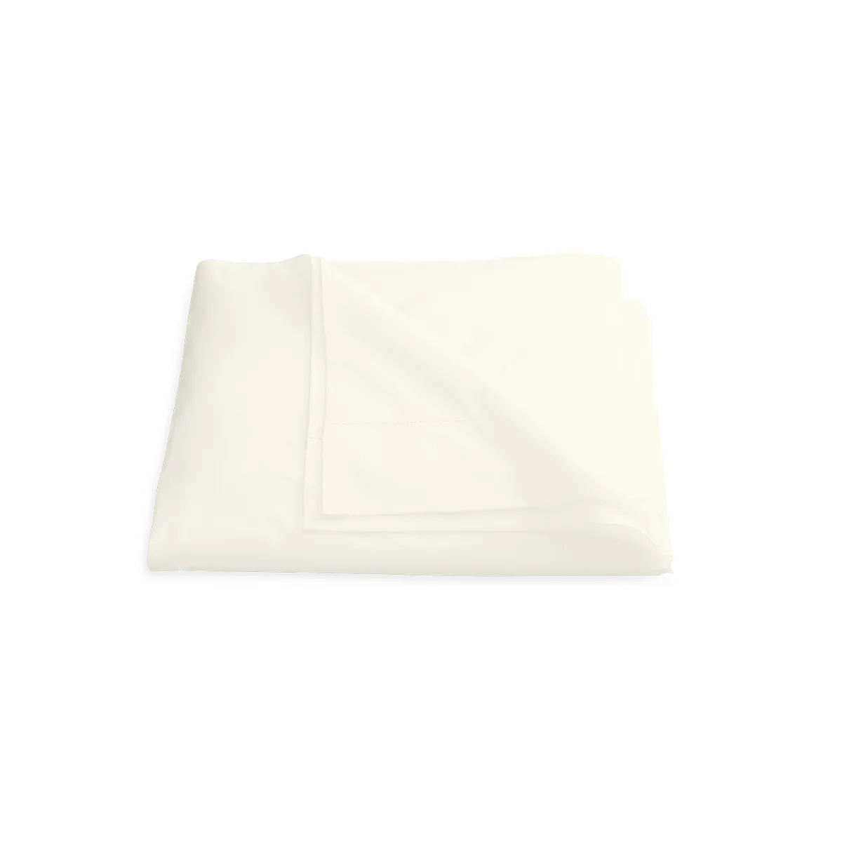 Schumacher Luca Hemstitch Duvet Cover in Ivory
