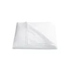 Luca Hemstitch Duvet Cover - White Schumacher Luca Hemstitch Duvet Cover in White