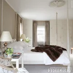 Luca Hemstitch Duvet Cover - White Schumacher Luca Hemstitch Duvet Cover in White