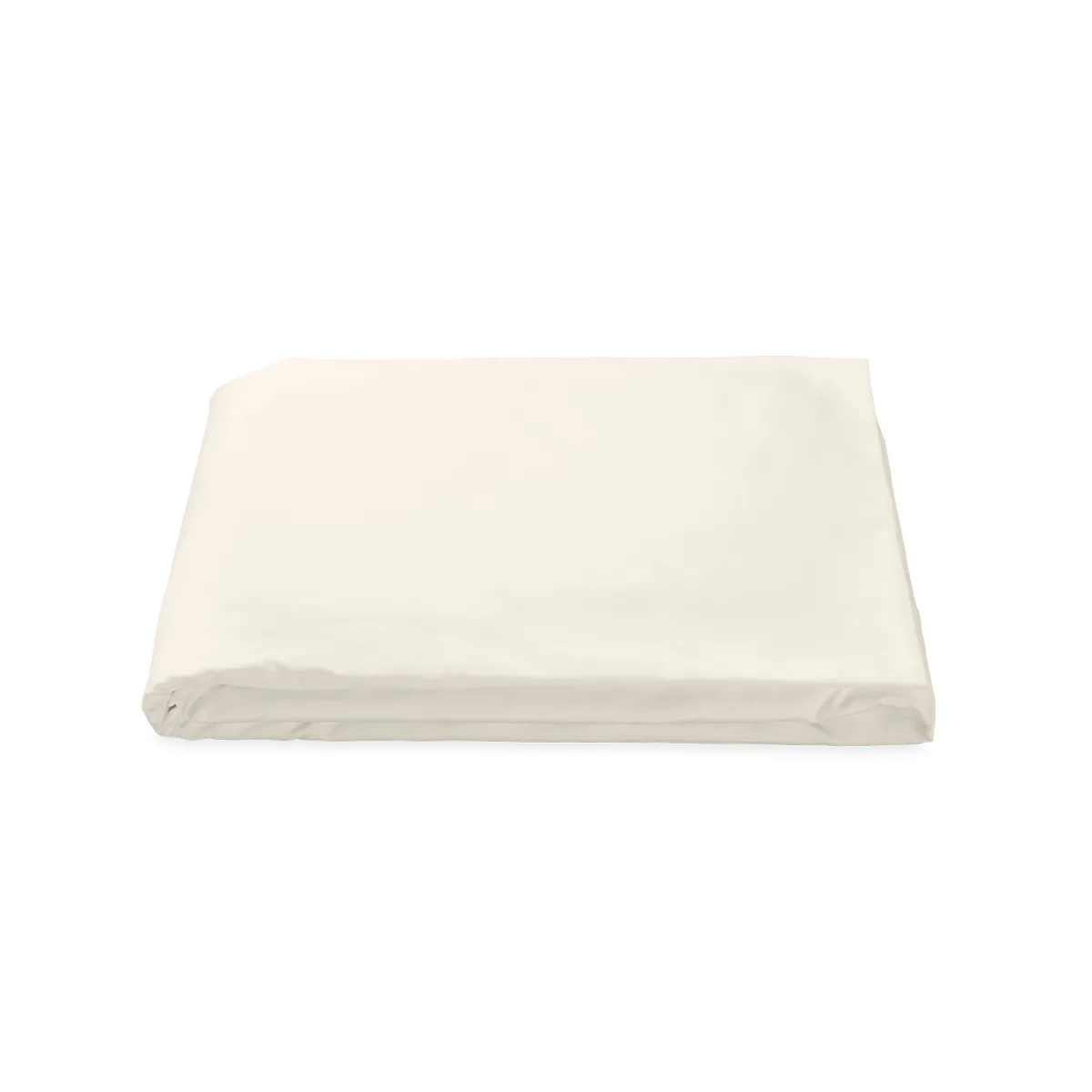 Schumacher Luca Hemstitch Fitted Sheet in Ivory