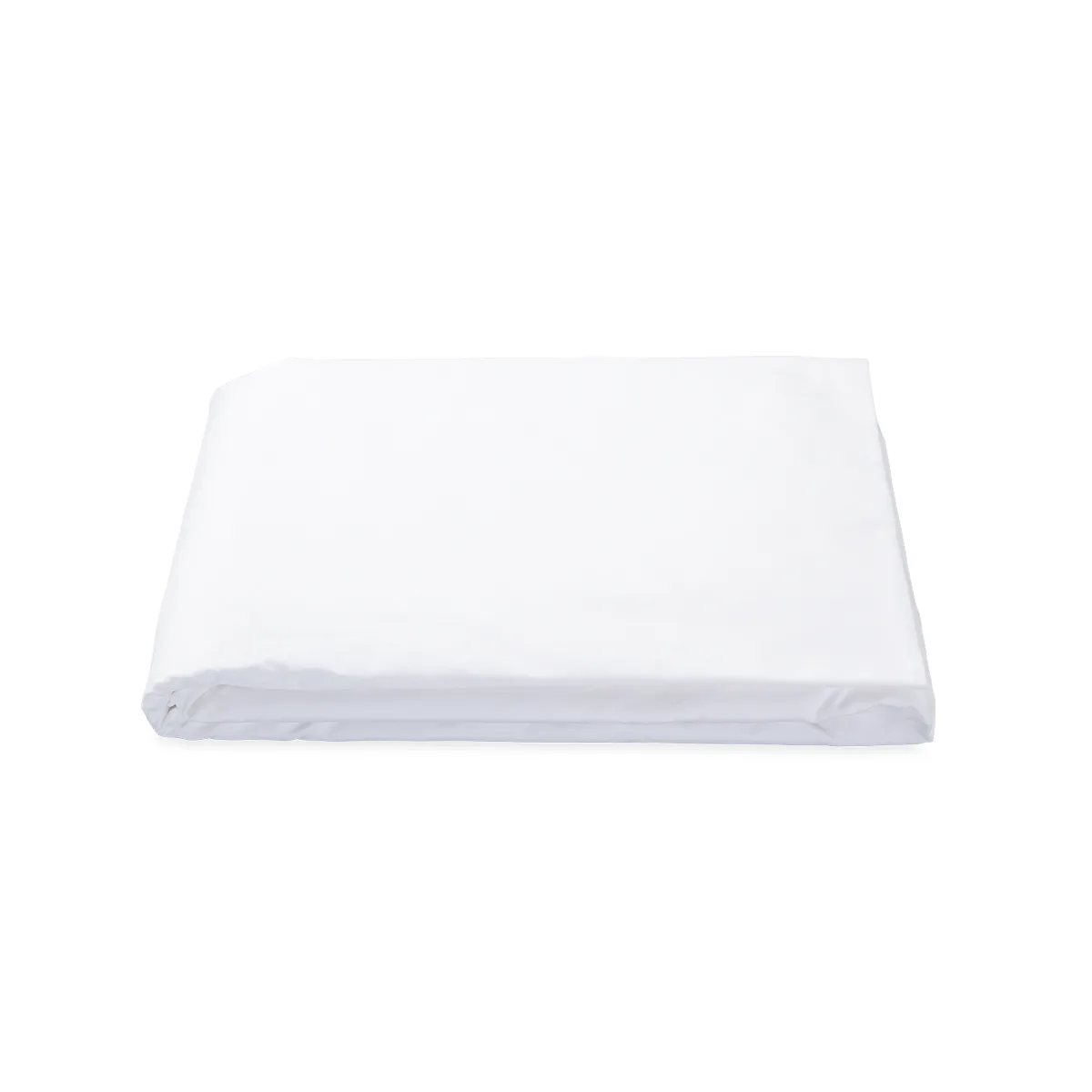 Schumacher Luca Hemstitch Fitted Sheet in White