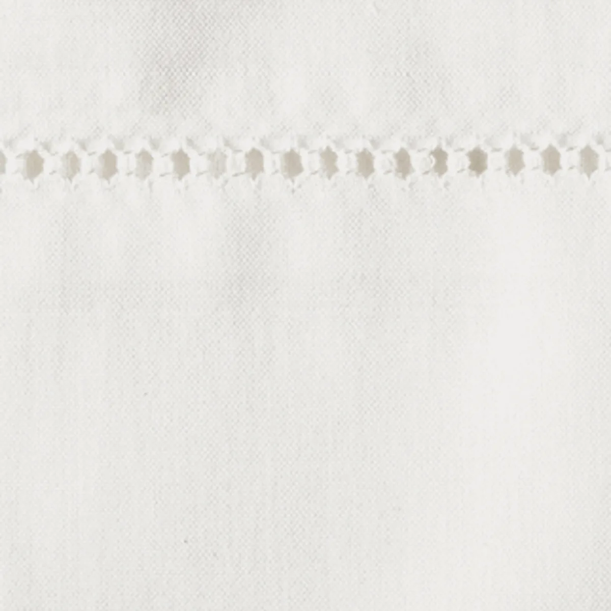 Schumacher Luca Hemstitch Pillowcases in Bone