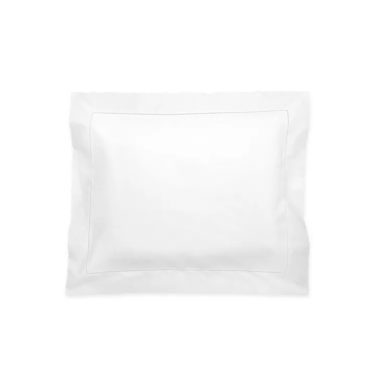 Schumacher Luca Hemstitch Sham in Bone
