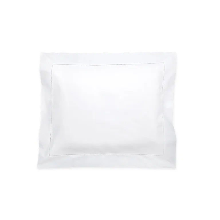 Schumacher Luca Hemstitch Sham in White