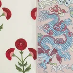 MSC063LUMBGQ | Magic Mountain/Gisele Pillow Cover - Scarlet/Paradise Schumacher Magic Mountain/Gisele Pillow Cover in Scarlet/Paradise (MSC063LUMBGQ)