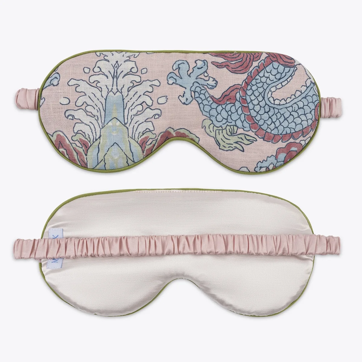 Schumacher Magic Mountain Linen Sleep Mask in Paradise (MSC070SMSKRS)
