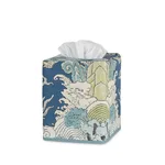 MSC032TISSUEAV | Magic Mountain Tissue Box Cover - Aquarius Schumacher Magic Mountain Tissue Box Cover in Aquarius (MSC032TISSUEAV)