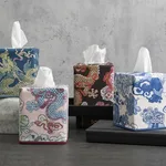 MSC032TISSUERS | Magic Mountain Tissue Box Cover - Paradise Schumacher Magic Mountain Tissue Box Cover in Paradise (MSC032TISSUERS)