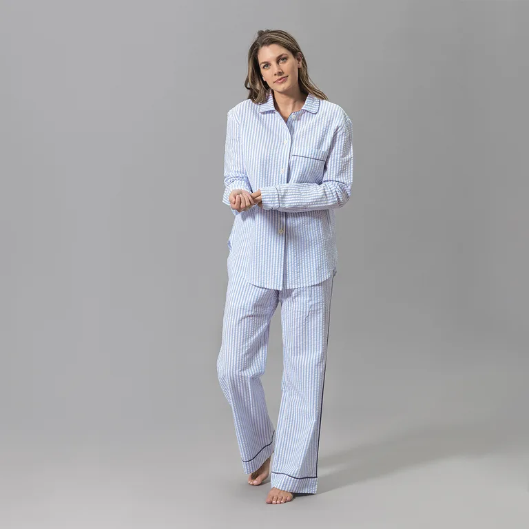 Schumacher Matteo Pajama Set in Azure