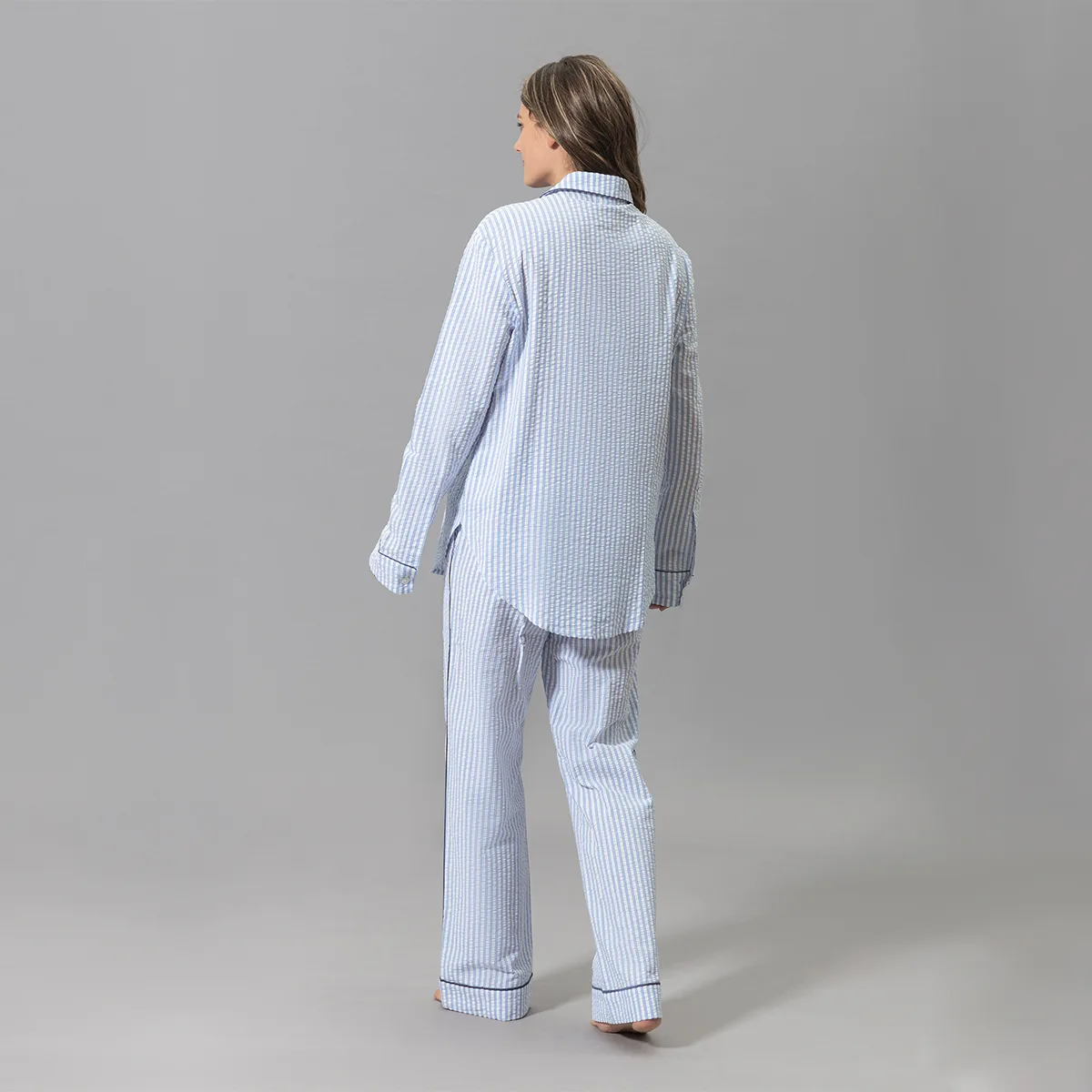 Schumacher Matteo Pajama Set in Azure
