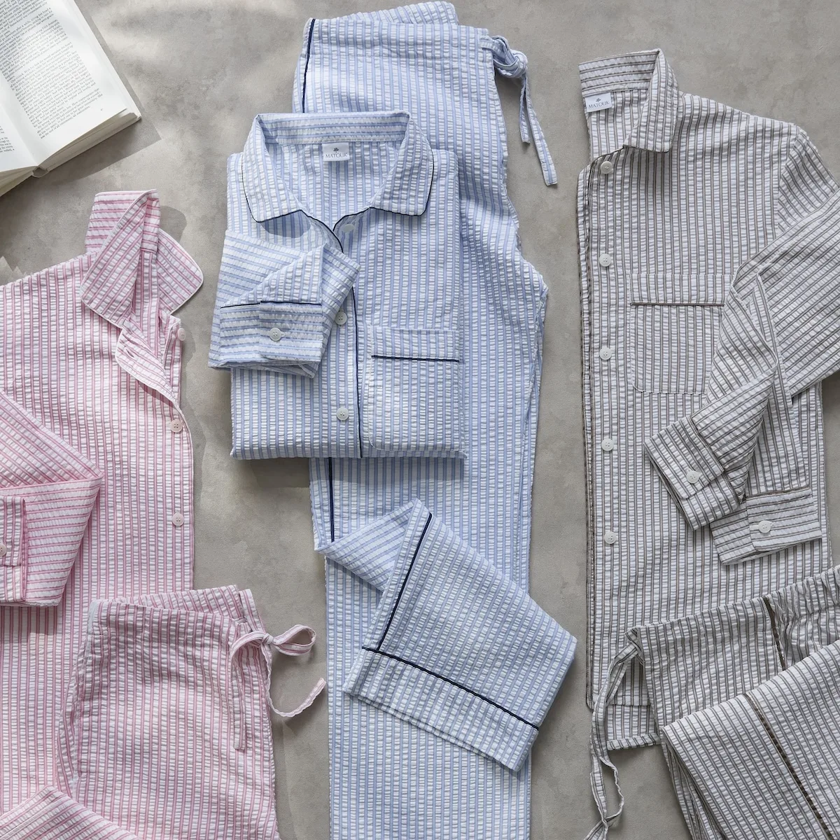 Schumacher Matteo Pajama Set in Azure