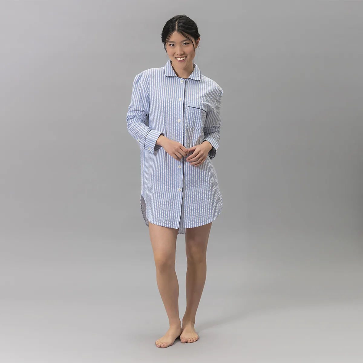 Schumacher Matteo Sleep Shirt in Azure