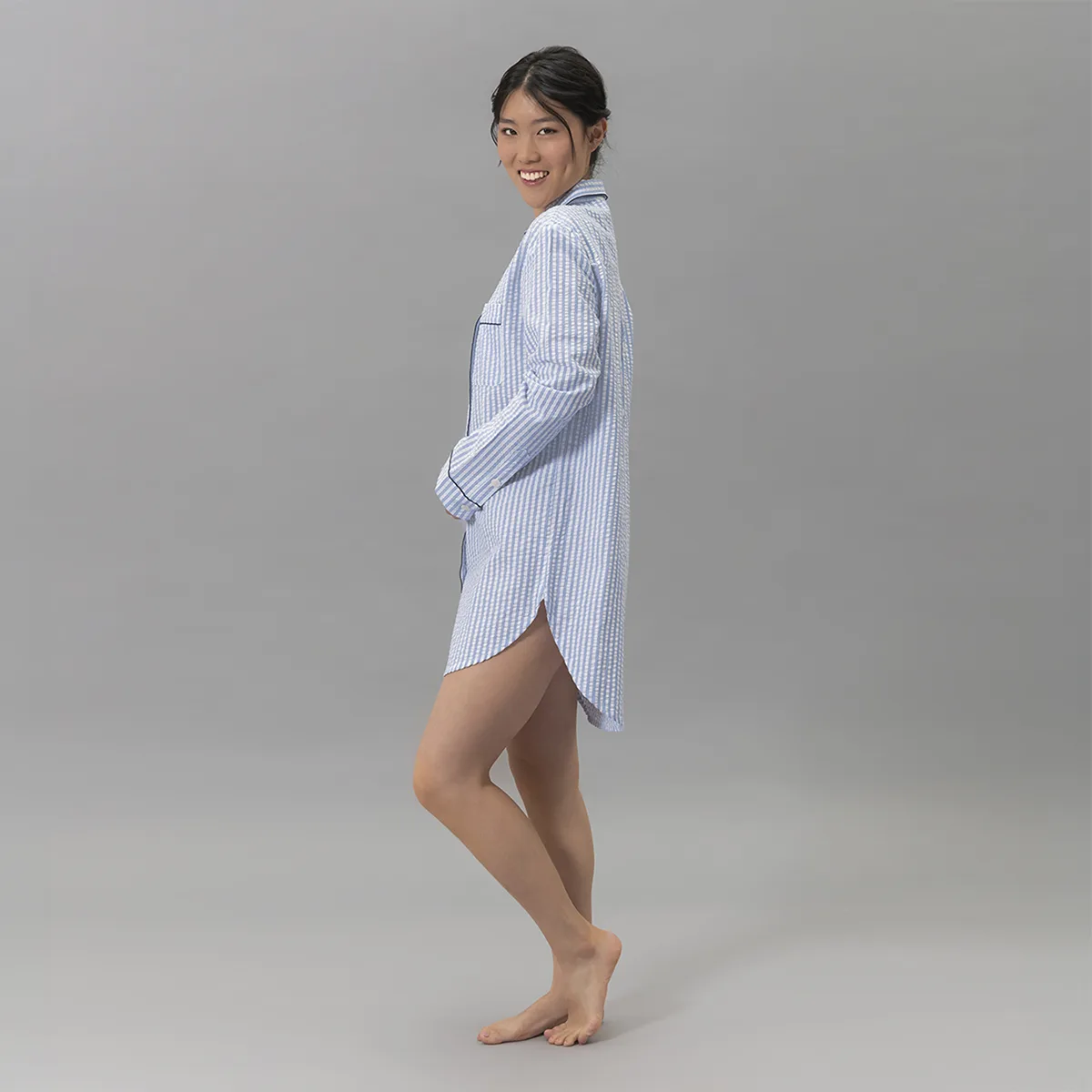 Schumacher Matteo Sleep Shirt in Azure