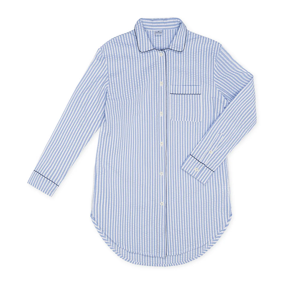 Schumacher Matteo Sleep Shirt in Azure