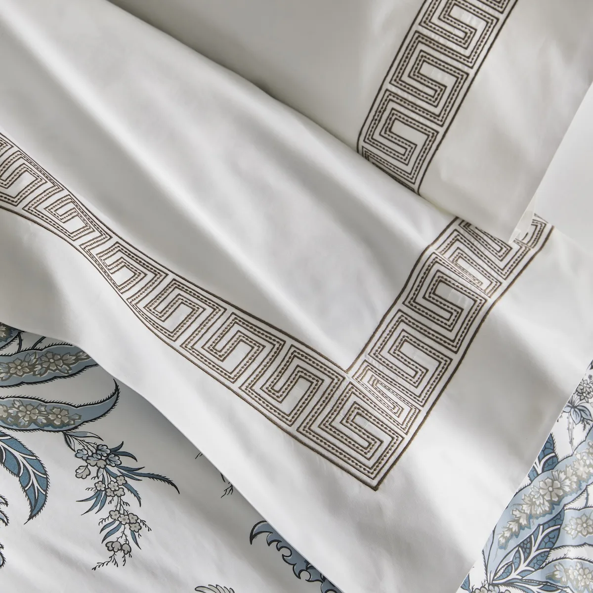Ophelia Duvet Cover - Mocha Schumacher Ophelia Duvet Cover in Mocha