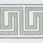 Ophelia Flat Sheet - Clover Schumacher Ophelia Flat Sheet in Clover