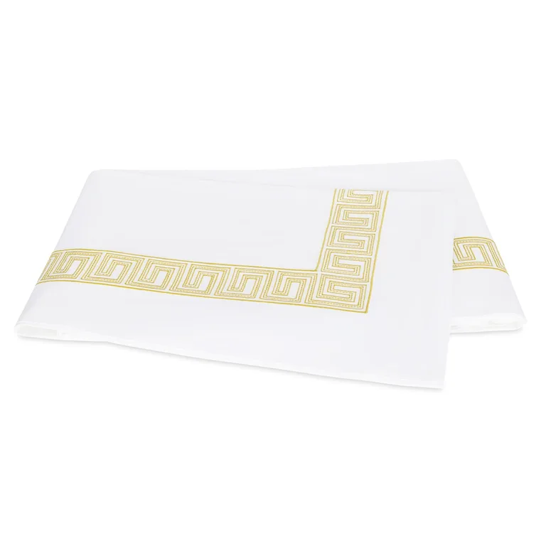 Schumacher Ophelia Flat Sheet in Lemon