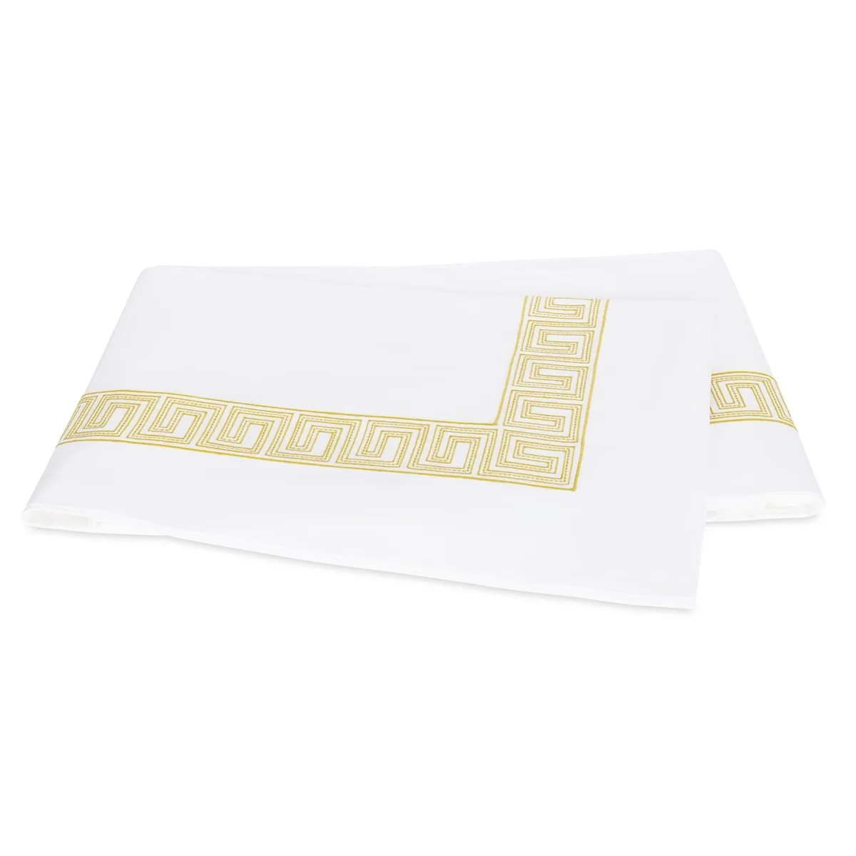 Schumacher Ophelia Flat Sheet in Lemon