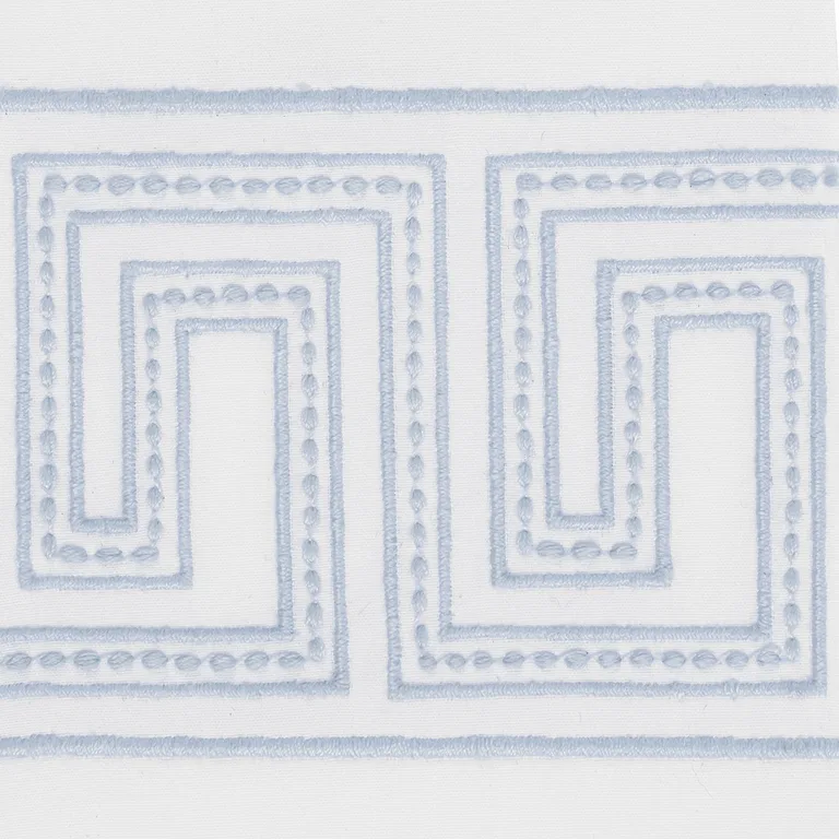 Schumacher Ophelia Flat Sheet in Light Blue
