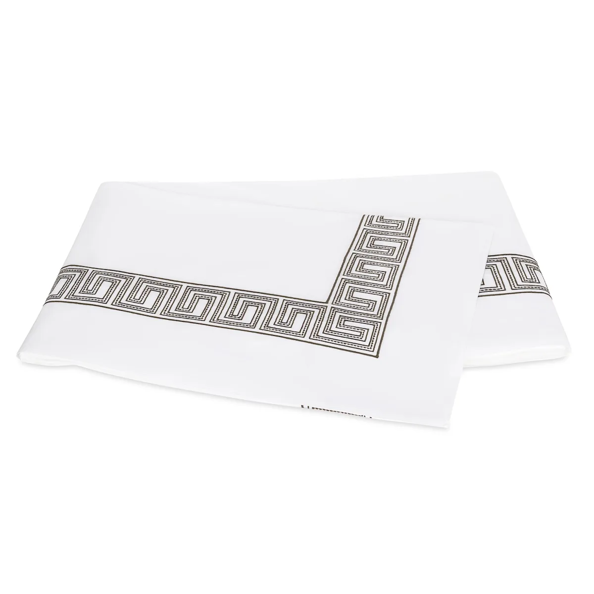 Schumacher Ophelia Flat Sheet in Mocha