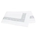 Ophelia Flat Sheet - Silver Schumacher Ophelia Flat Sheet in Silver