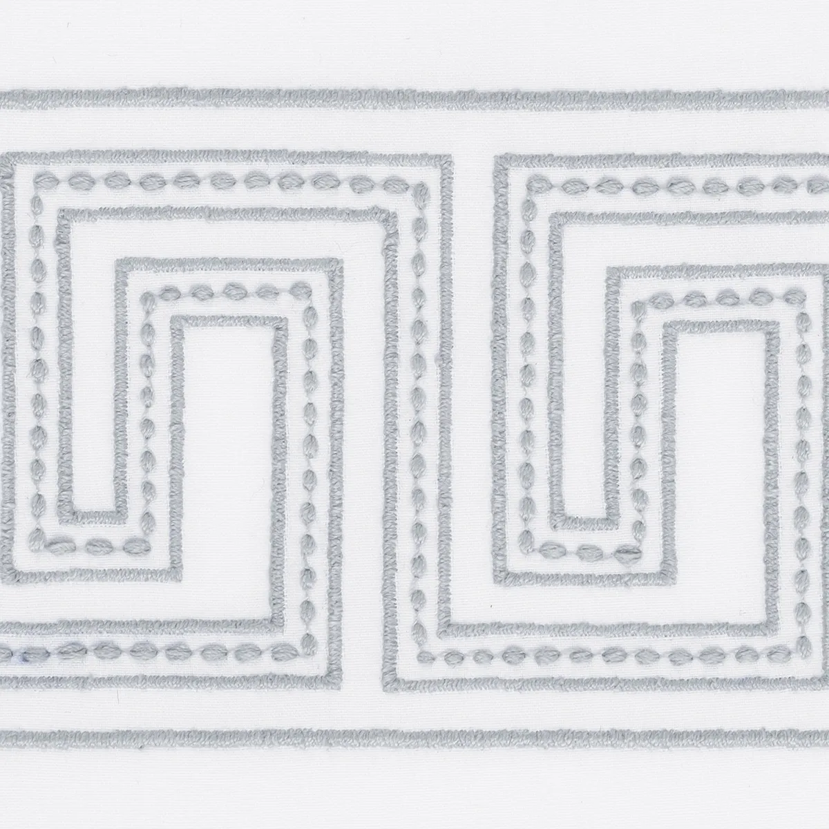 Schumacher Ophelia Flat Sheet in Silver