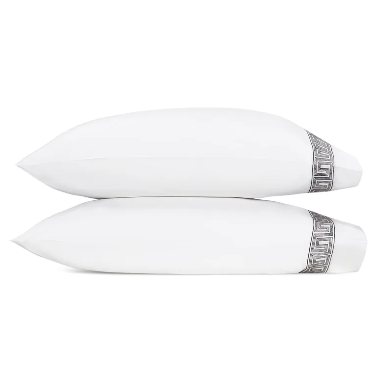 Schumacher Ophelia Pillowcases in Mocha