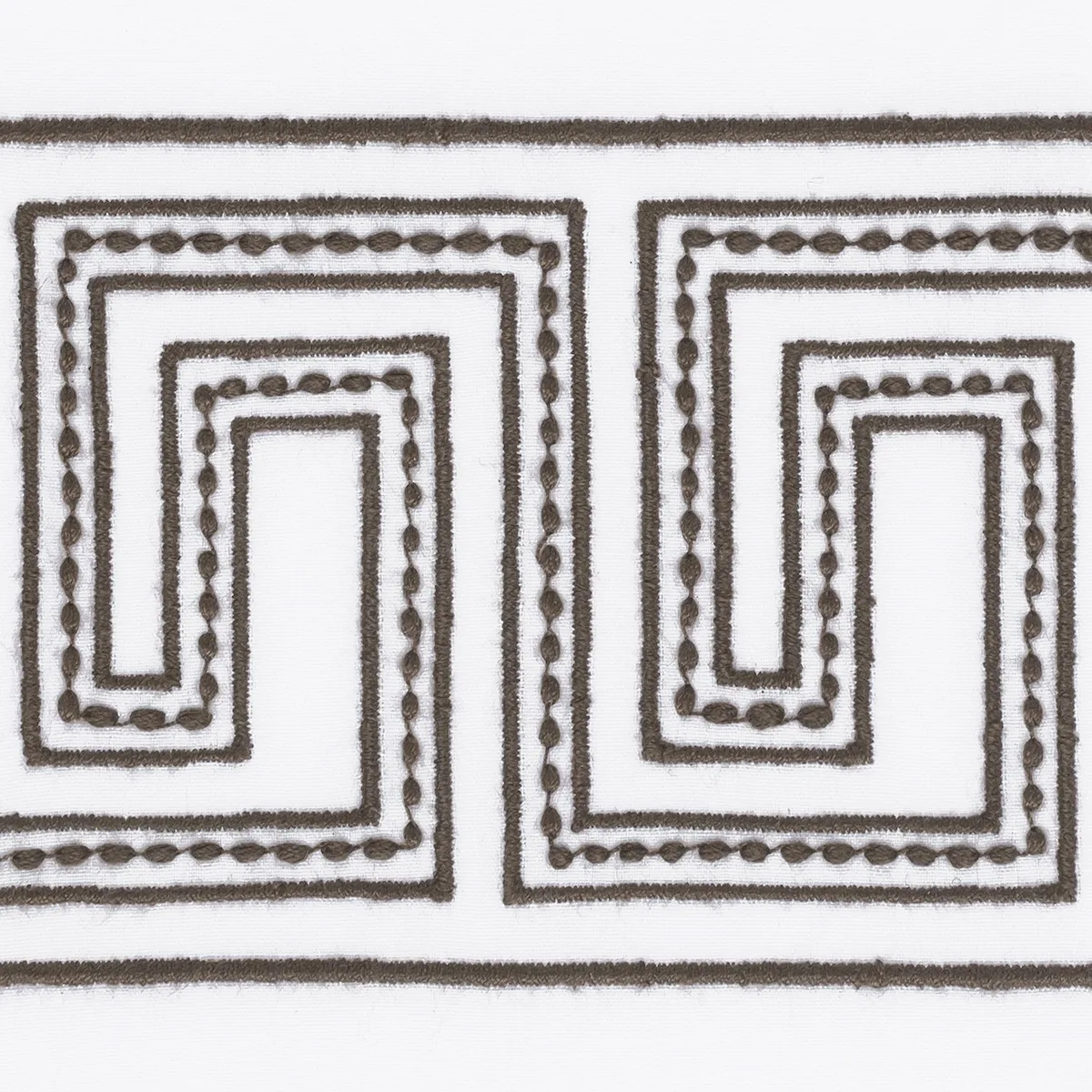 Schumacher Ophelia Pillowcases in Mocha