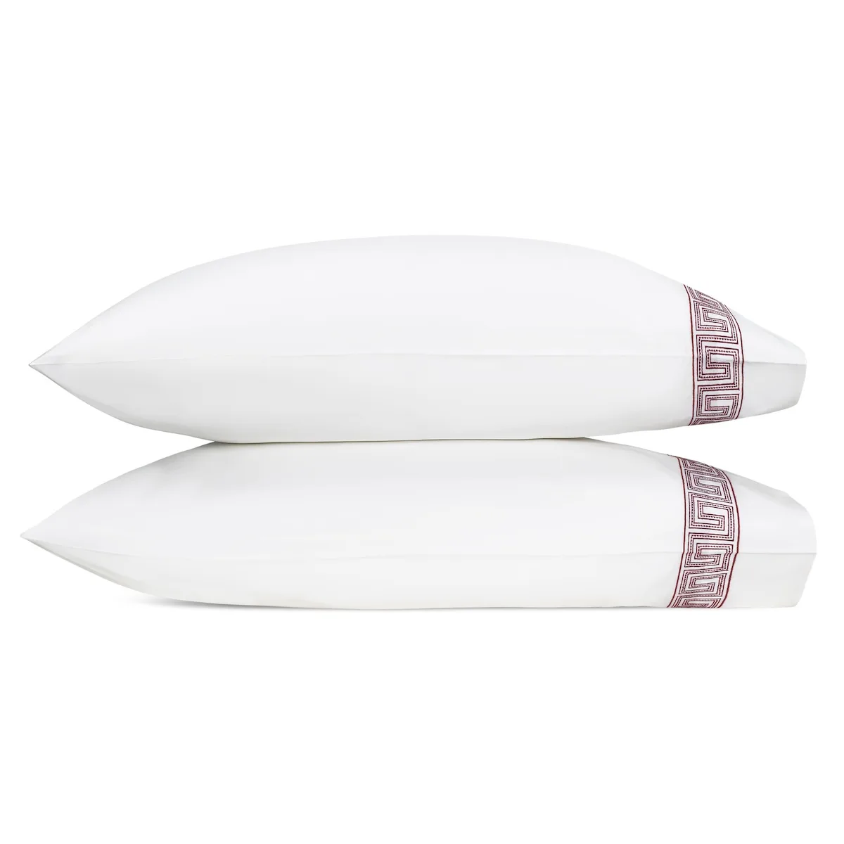 Schumacher Ophelia Pillowcases in Red