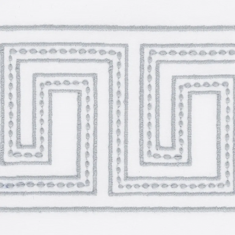 Schumacher Ophelia Pillowcases in Silver