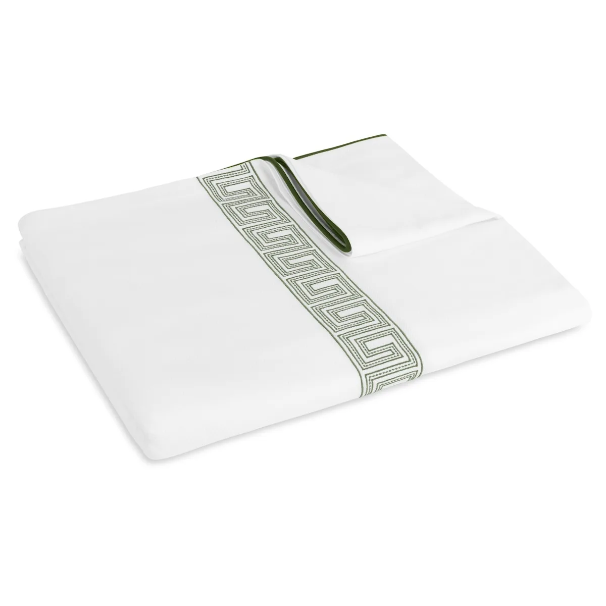 Schumacher Ophelia Pique Coverlet in Clover
