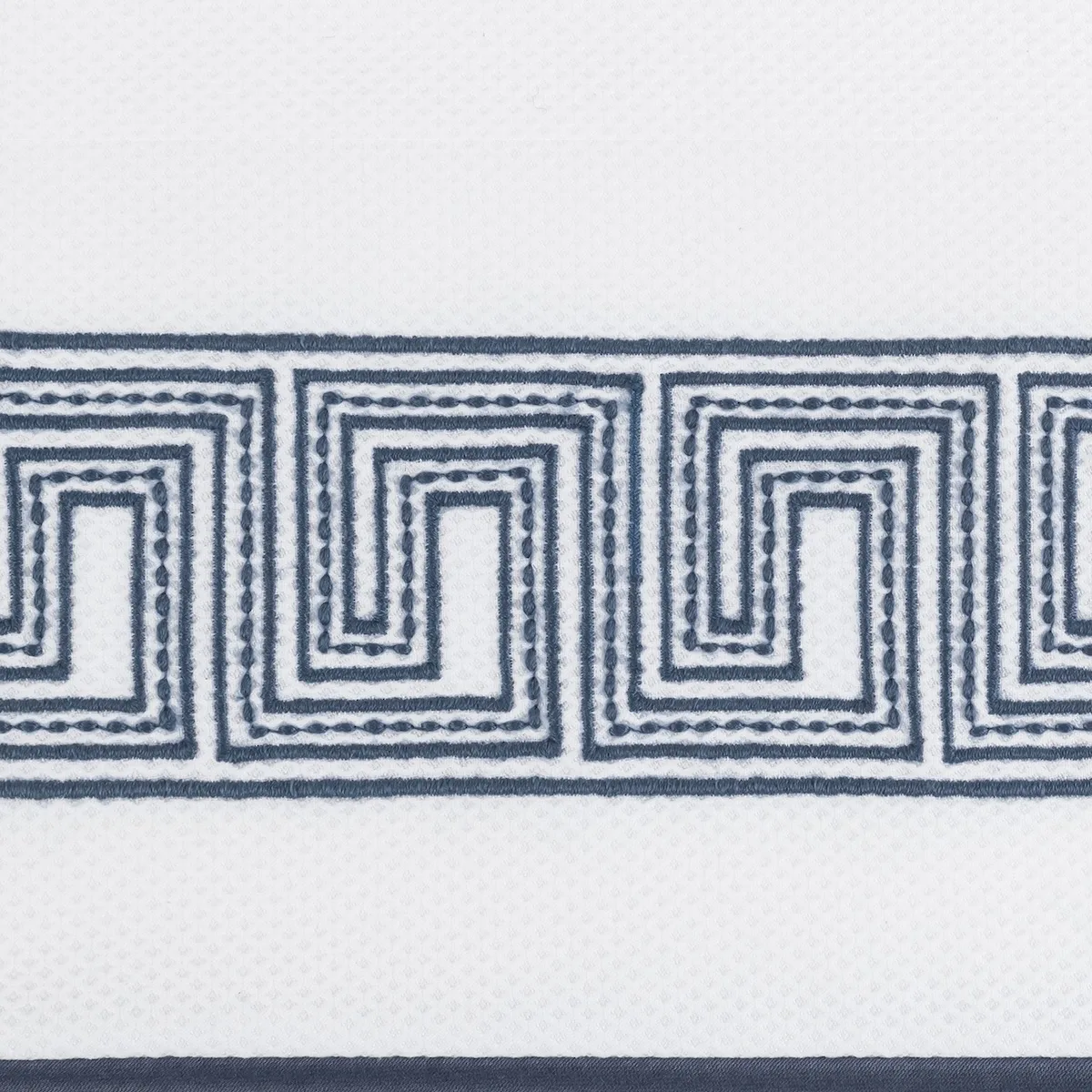 Schumacher Ophelia Pique Coverlet in Indigo