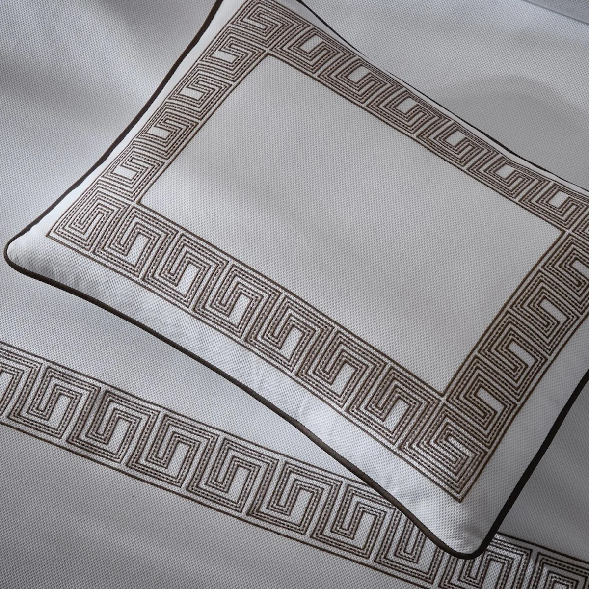 Ophelia Pique Coverlet - Mocha Schumacher Ophelia Pique Coverlet in Mocha