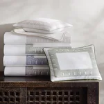 Ophelia Pique Sham - Dune Schumacher Ophelia Pique Sham in Dune