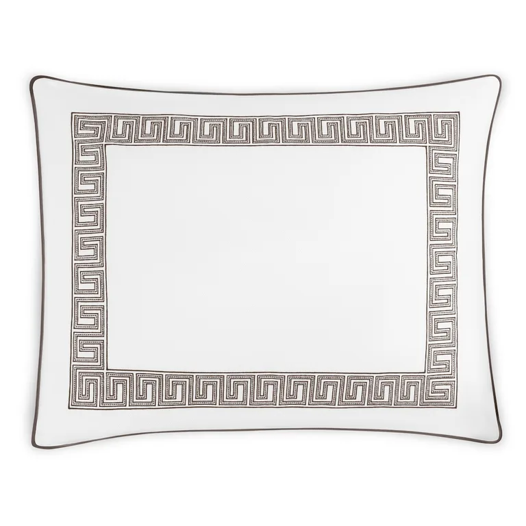 Schumacher Ophelia Pique Sham in Mocha