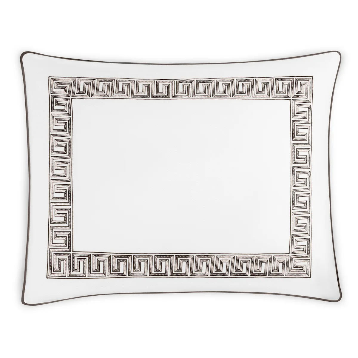 Schumacher Ophelia Pique Sham in Mocha