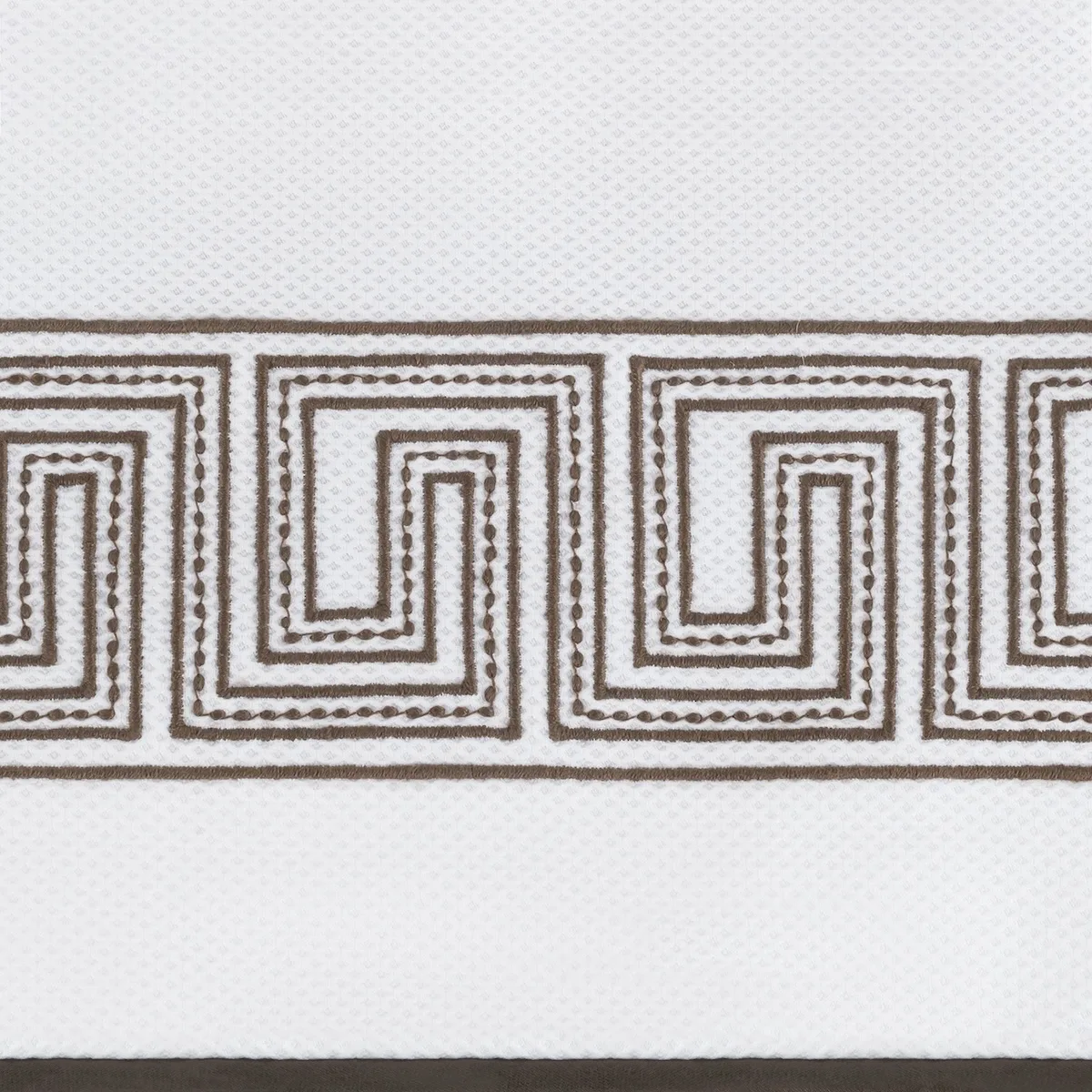 Schumacher Ophelia Pique Sham in Mocha