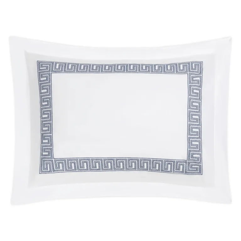 Schumacher Ophelia Sham in Indigo