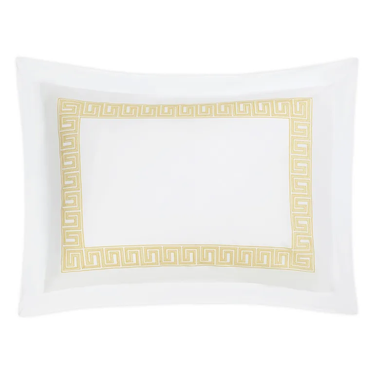 Schumacher Ophelia Sham in Lemon