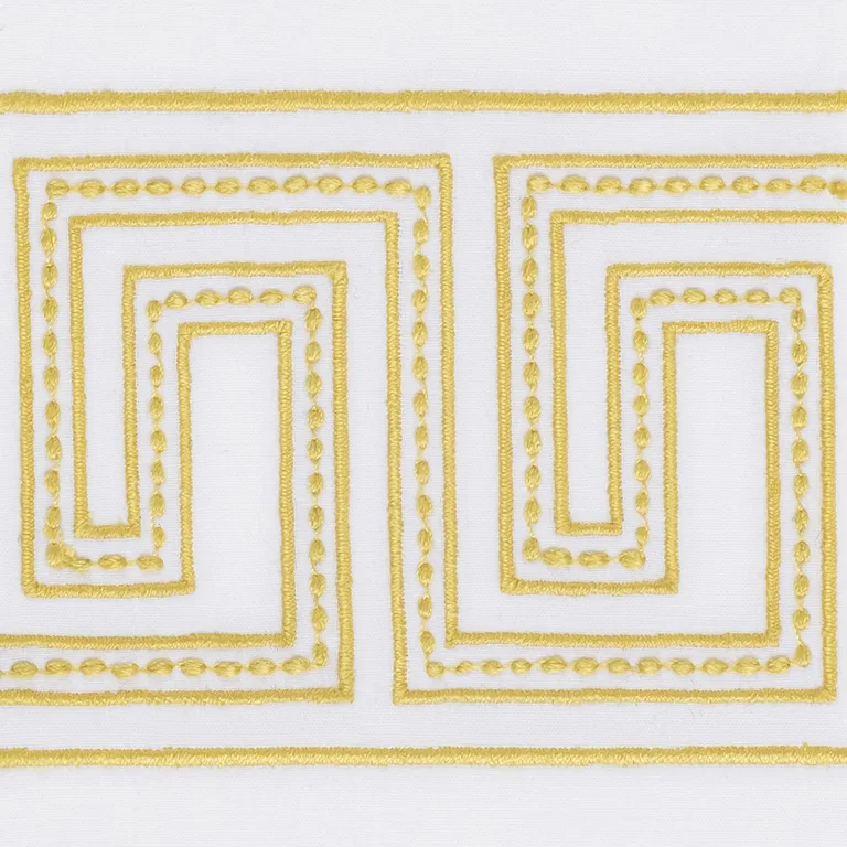 Schumacher Ophelia Sham in Lemon