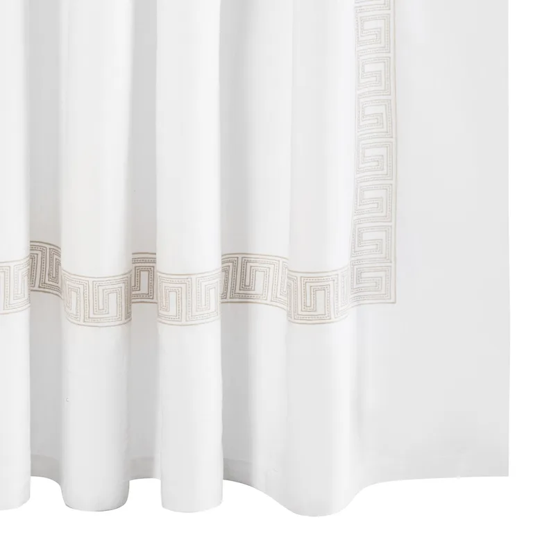 Schumacher Ophelia Shower Curtain in Dune (MSC051SHOUD)