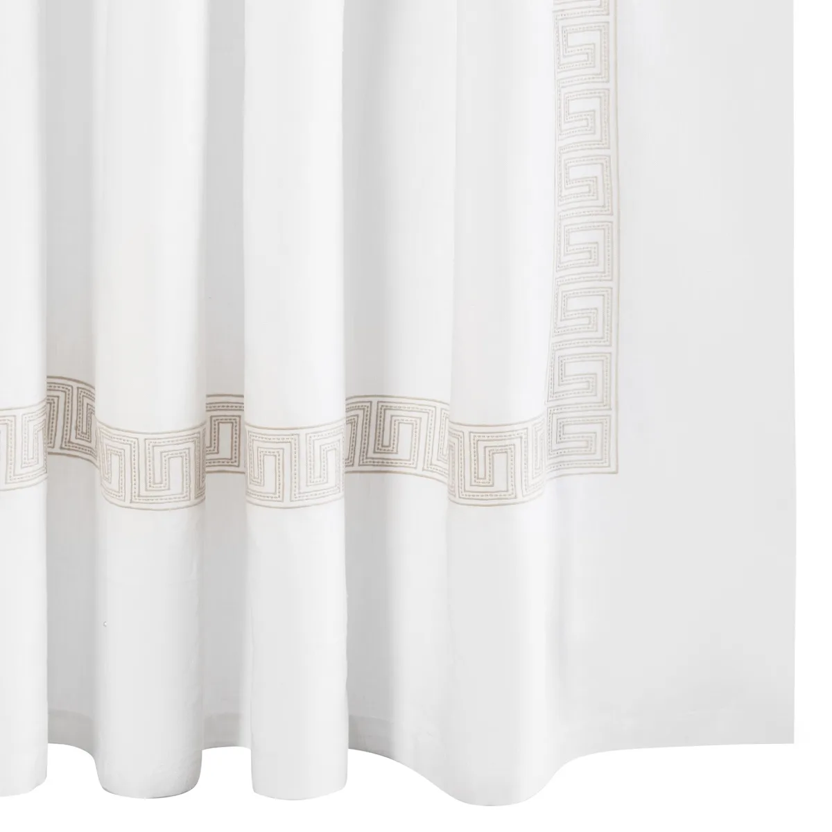 Schumacher Ophelia Shower Curtain in Dune (MSC051SHOUD)